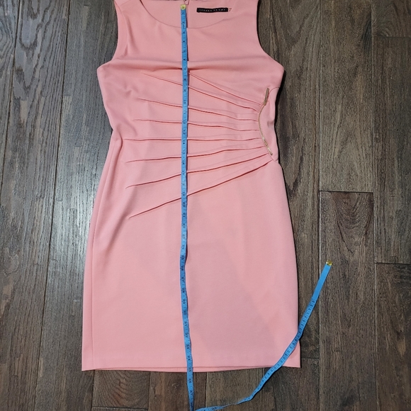 Ivanka Trump Peach Sleeveless Dress Size 10 - Picture 9 of 12